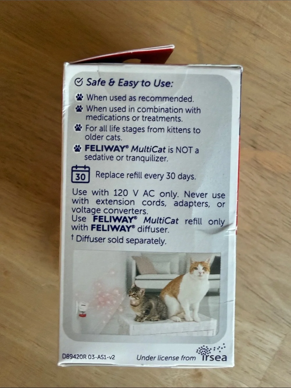 FELIWAY MultiCat Refill – 30 Day | 1.6 fl oz / 48 mL 🐱